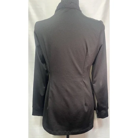 Noel Asmar Zipped stretch black Jacket Pockets Size Small Equestrian Uniform - Picture 3 of 4